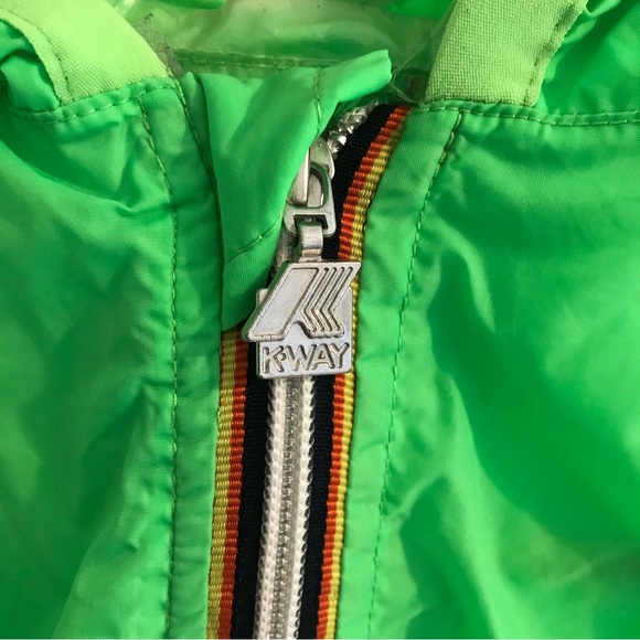 K-Way by Crewcuts neon green jacket - Picture 8 of 8